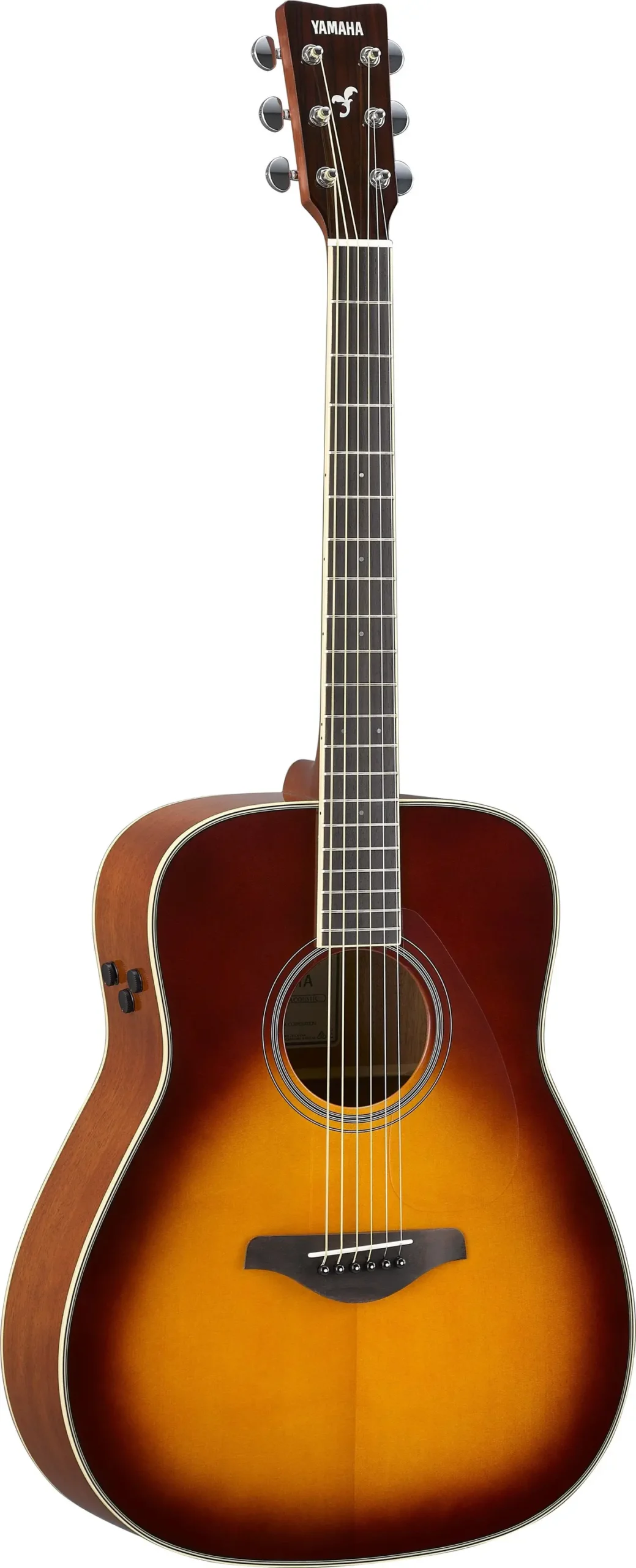 Yamaha Fs-Ta Bs Brown Sunburst Transacoustic *Free Shipping In The Usa* 1