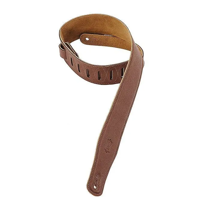 Levy's M26gf-Brn Garment Leather Guitar Strap  *Free Shipping In The Usa* 1