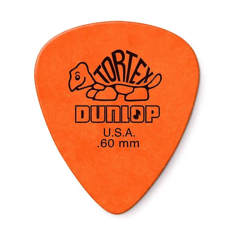 Dunlop Tortex Standard Picks .60Mm, 12 Pack- 418P.60 Orange 1
