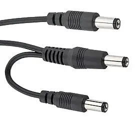 Voodoo Lab Ppy 2.1Mm Standard Polarity Voltage Doubling Y Cable - 18" 1