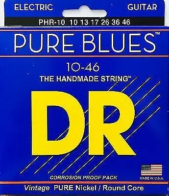 Dr Strings Phr-10 Pure Blues Electric Guitar Strings (10-46) 1