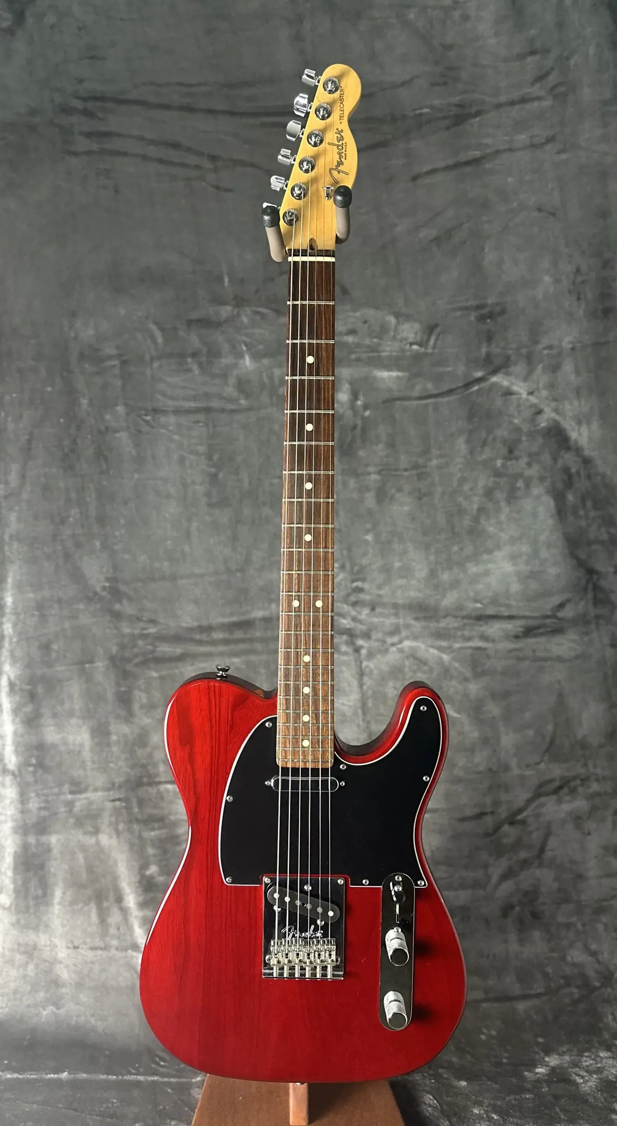 2008 Fender American Standard Telecaster Crimson Red Transparent 1