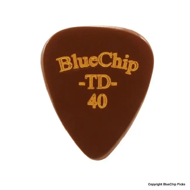 Blue Chip Td40 Guitar Picks (Single Guitar Pick) 1