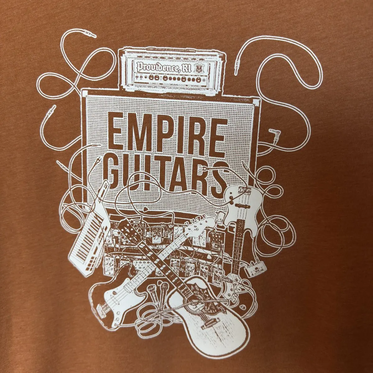 Empire Guitars Big Mess Burnt Orange T-Shirt Medium 1