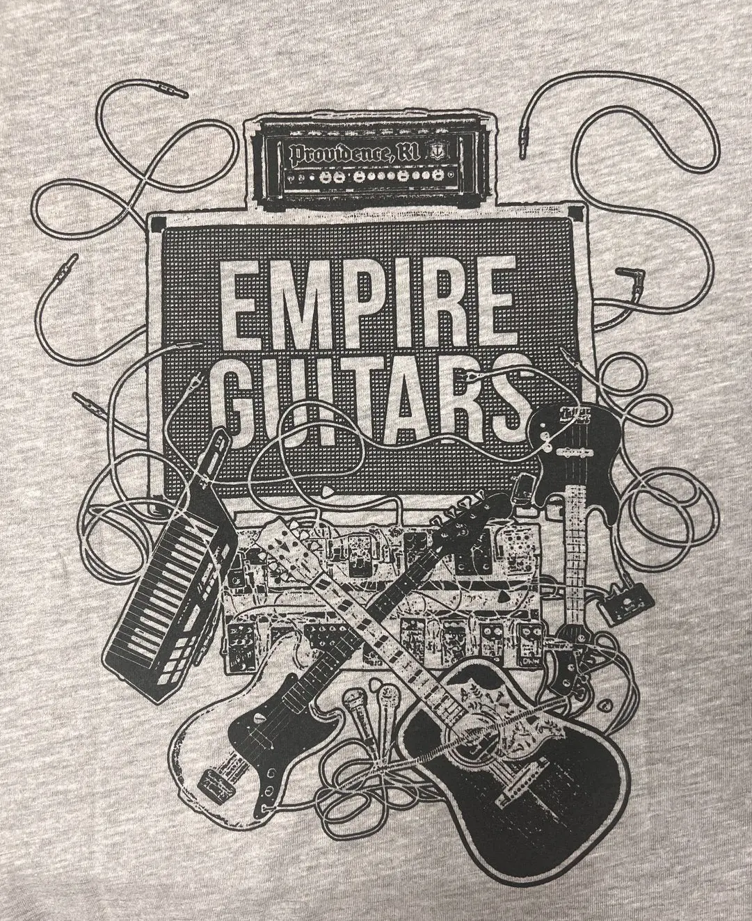 Empire Guitars Big Mess Gray T-Shirt Medium 1