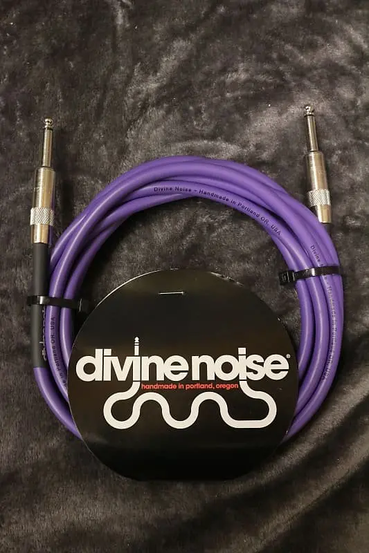 Divine Noise 25Ft Instrument Cable St-St (Straight-Straight) Purple *Free Shipping In The Usa* 1