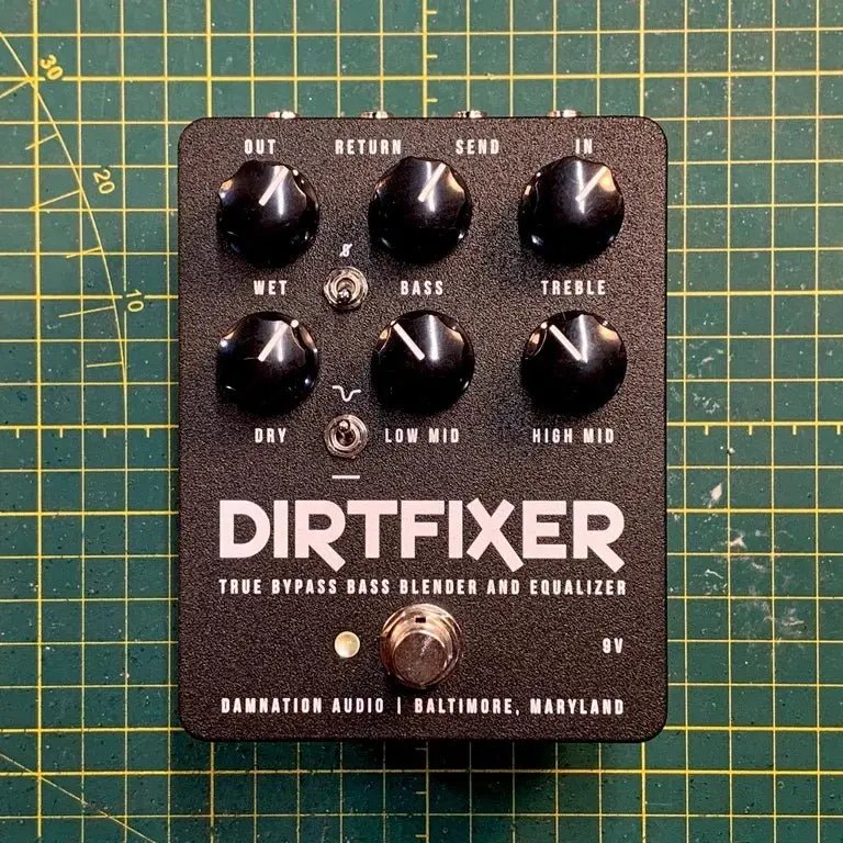 Damnation Audio Dirtfixer Bass Blender & Eq Pedal  *Free Shipping In The Us" 1