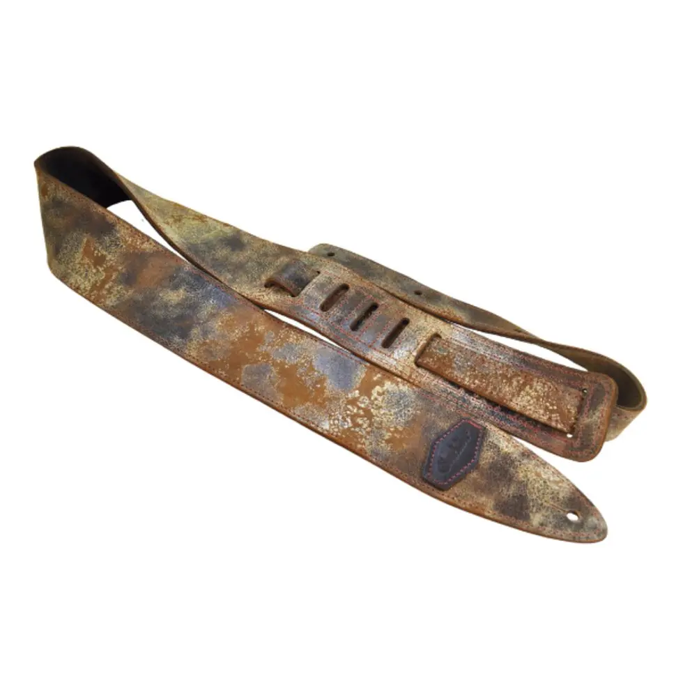 Souldier Straps Distress Brown Torpedo Guitar Strap *Free Shipping In The Usa* 1