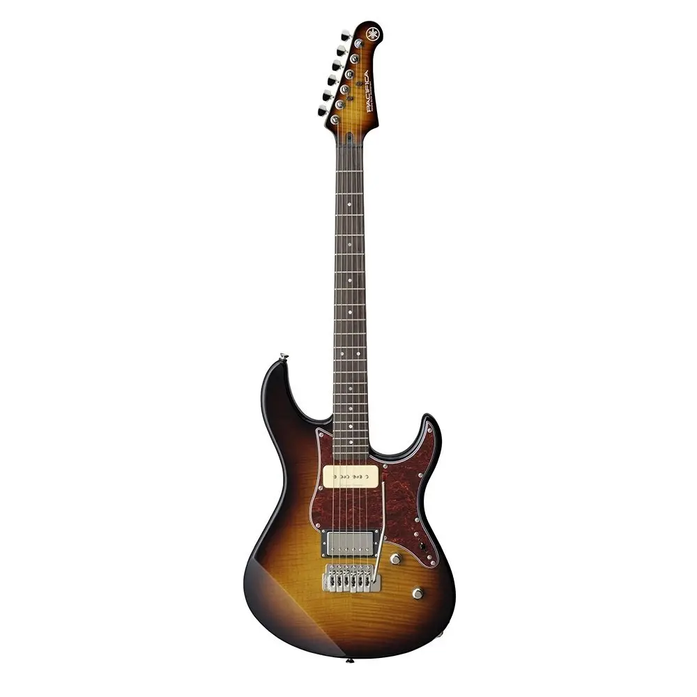 Yamaha Pac611vfm Tbs Sunburst Electric Guitar 1