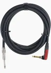 Divine Noise 15Ft Instrument Cable St-Ras (Straight-Right Angle Silent) Black *Free Shipping* 1