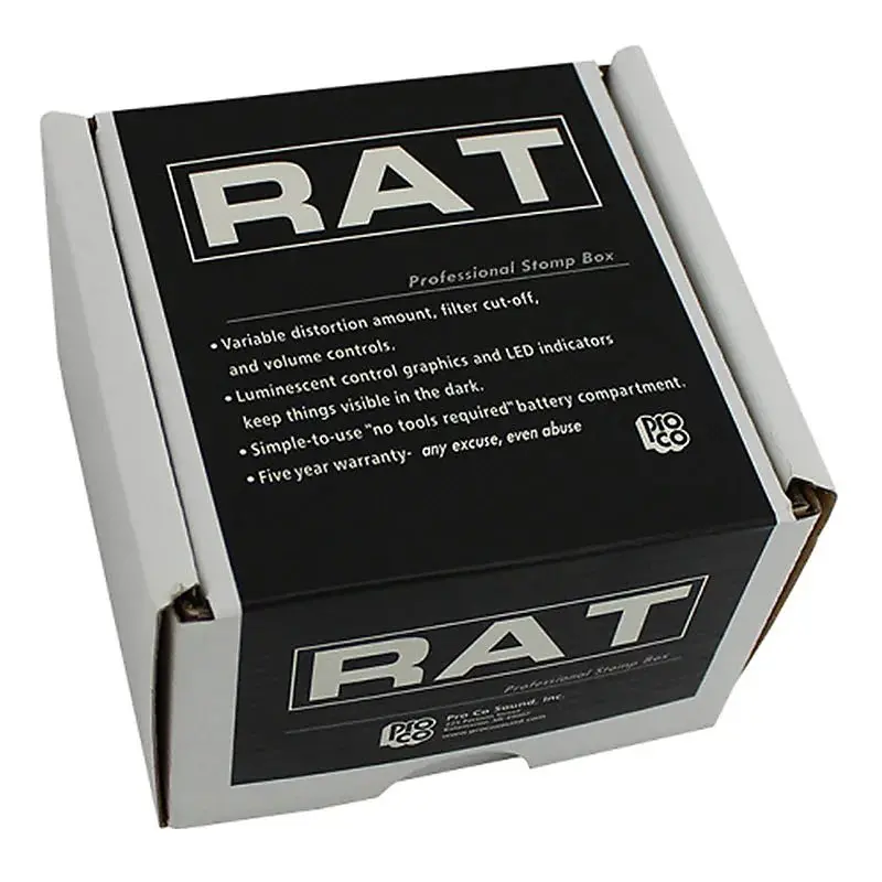 Pro Co Rat 2 Distortion Pedal *New In Box* Free Shipping In The Usa 2
