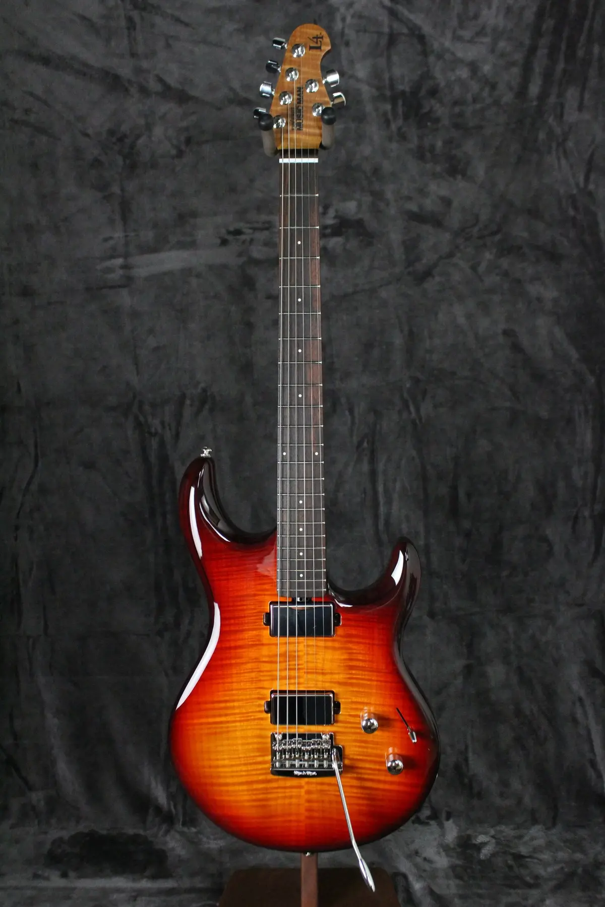 2024 Music Man Luke 4 Mapletop Ht Hh Afterburn 1