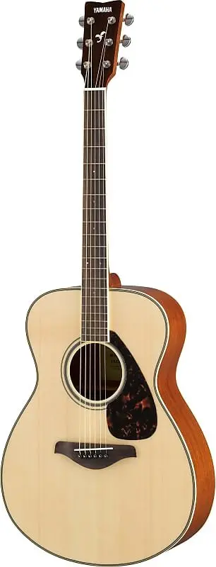 Yamaha Fs820 Solid Spruce Top Concert Acoustic Guitar Natural 1