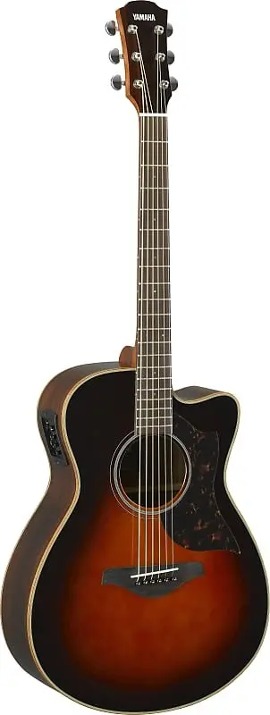 Yamaha Ac1r Concert Acoustic-Electric With Cutaway Sunburst *Free Shipping In The Usa* 1