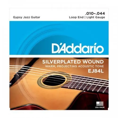 D'addario Ej84l Light Gypsy Jazz Guitar Strings 1
