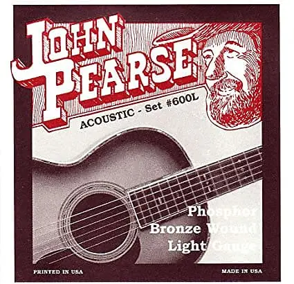 John Pearse Strings Phosphor Bronze 12-53 Jp600l 1
