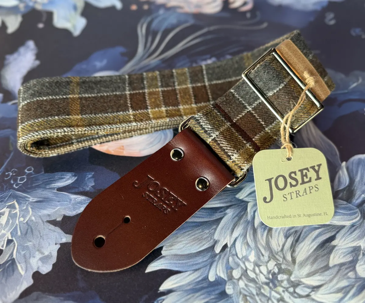 Josey Straps "Ashes" Guitar Strap *Free Shipping In The Usa* 1