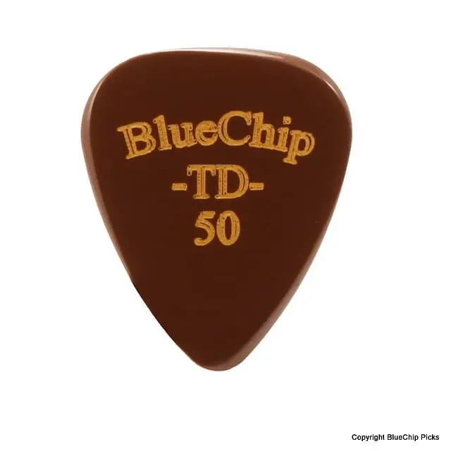 Blue Chip Td50 Standard Teardrop Guitar Picks (Single Guitar Pick) 1