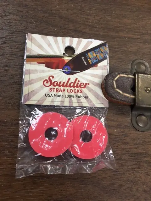 Souldier Rubber Strap Locks (Set Of 2) Red 1