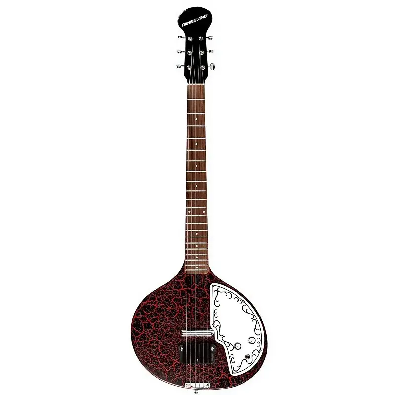 Danelectro Baby Sitar Red Crackle *Free Shipping In The Usa* 1