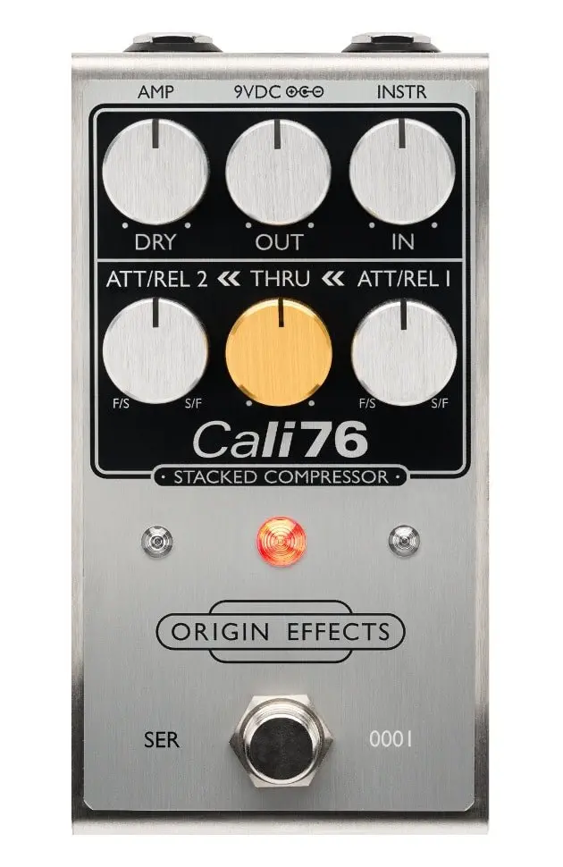 Origin Effects Cali76 Stacked Compressor Silver "Free Shipping In The Usa" 1