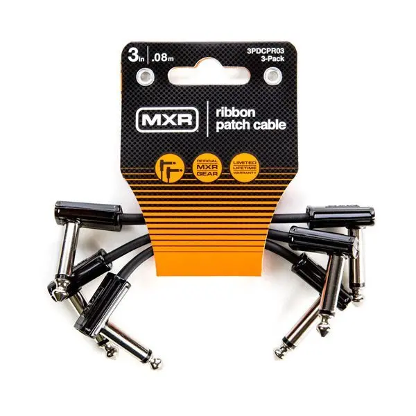 Mxr Ribbon Patch Cables 3Pdcpr03 3-Pack *Free Shipping In The Us* 1