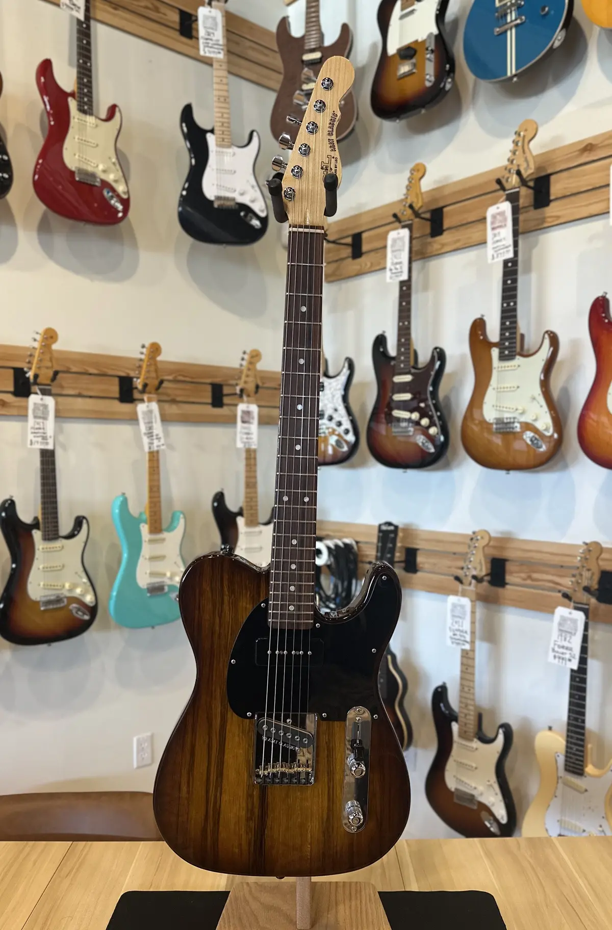 2014 G&L Bluesboy Asat Classic P90 Sunburst W/Ohsc 1
