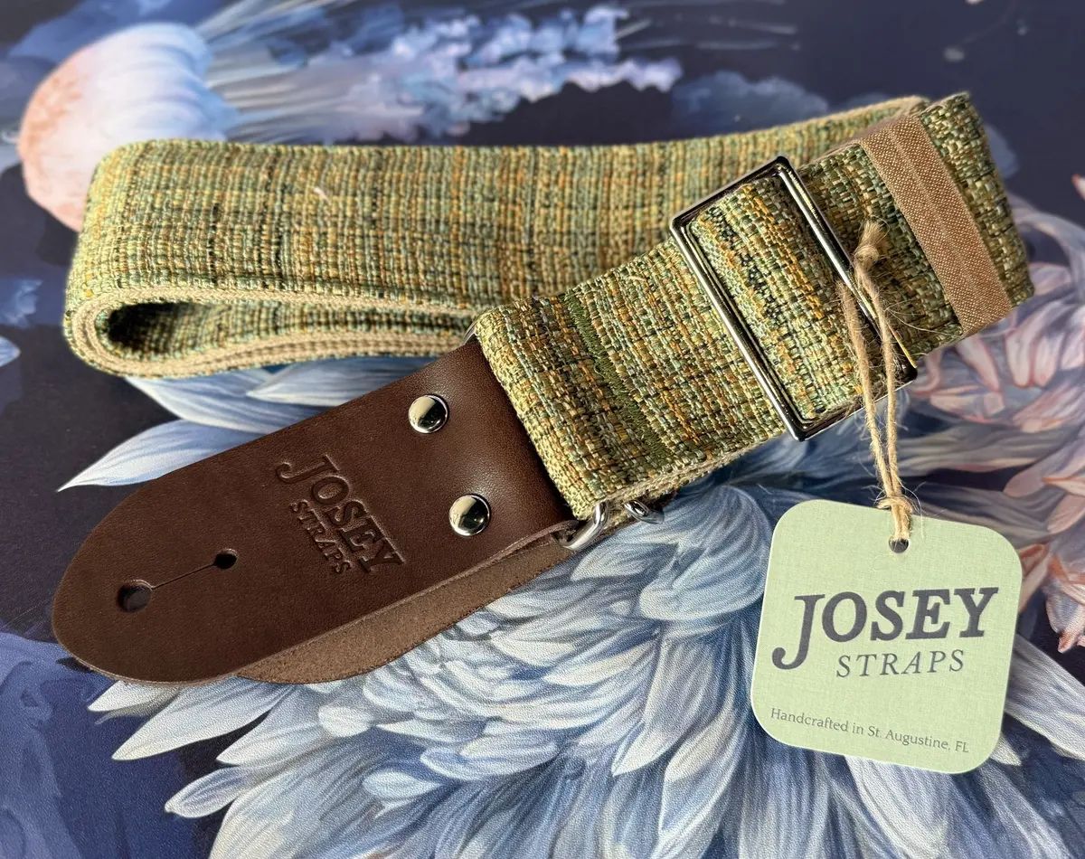 Josey Straps "Camper Vaan Curtain" Guitar Strap *Free Shipping In The Usa* 1