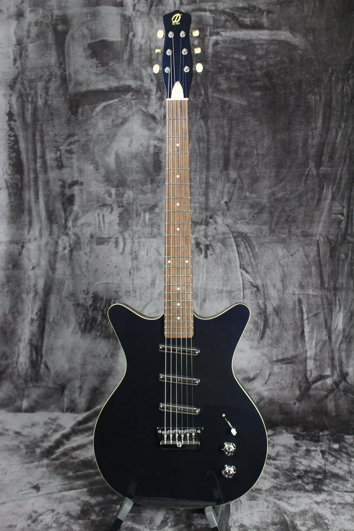Danelectro Triple Divine Blue Metallic *Free Shipping In The Usa* 1