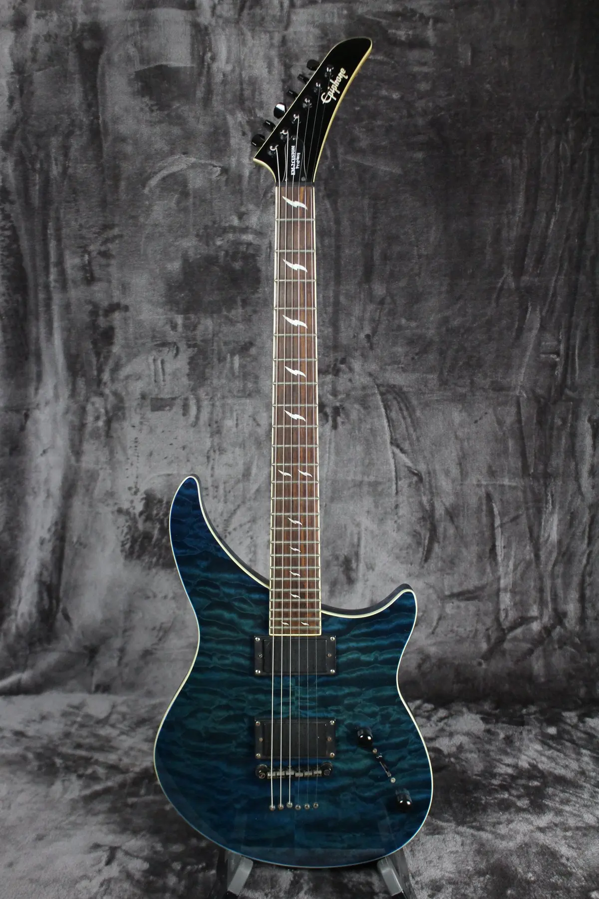 Epiphone Em-2 Prophecy Quilt Blue 1