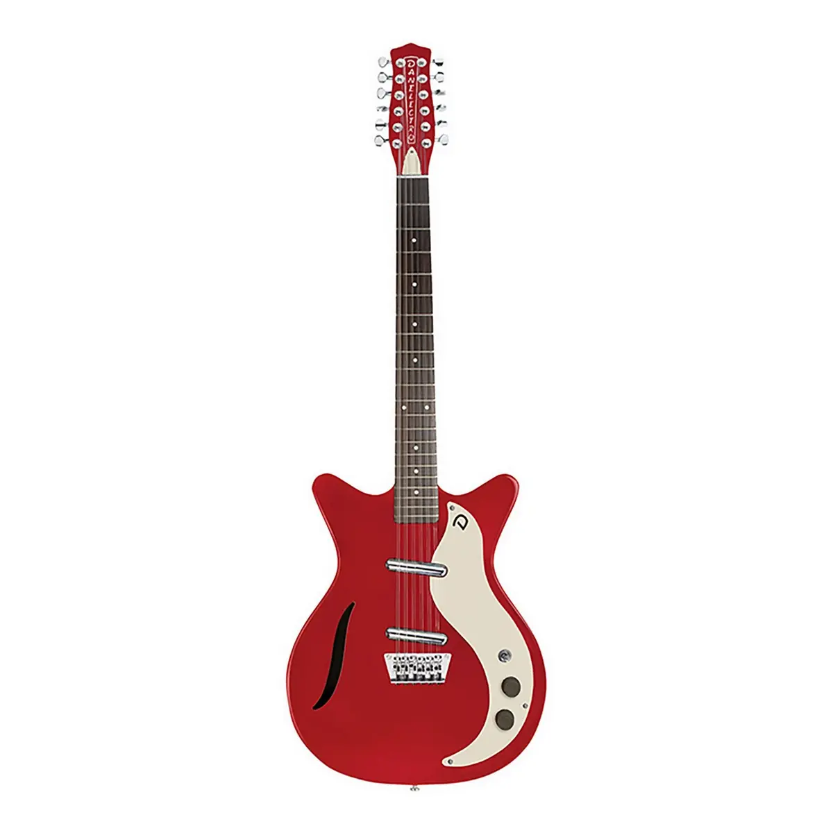Danelectro D59v12-Mr Red Metallic Electric 12-String *Free Shipping In The Usa* 1