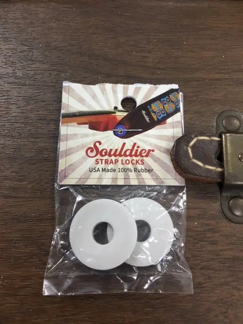 Souldier Rubber Strap Locks (Set Of 2) White 1
