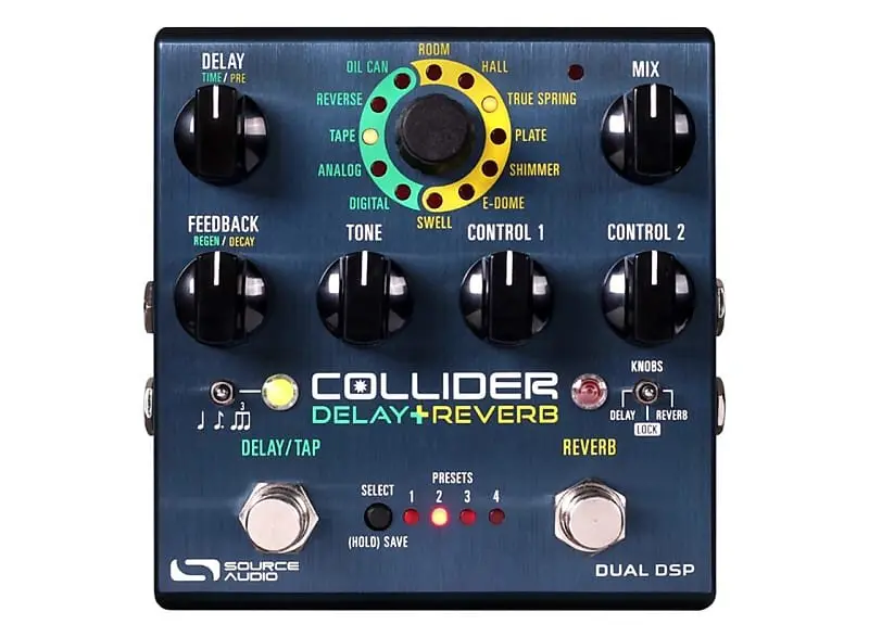 Source Audio Collider Delay + Reverb *Free Shipping In The Usa* 1