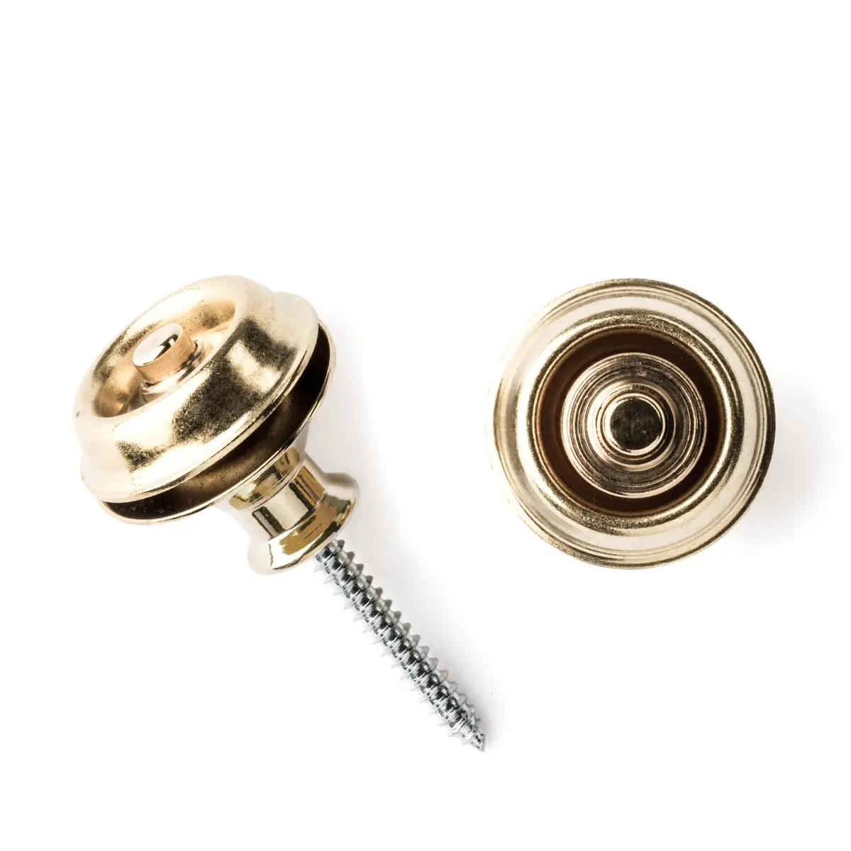 Dunlop Dual Design Straplok Strap Retainer System - Brass Sls1032br 1