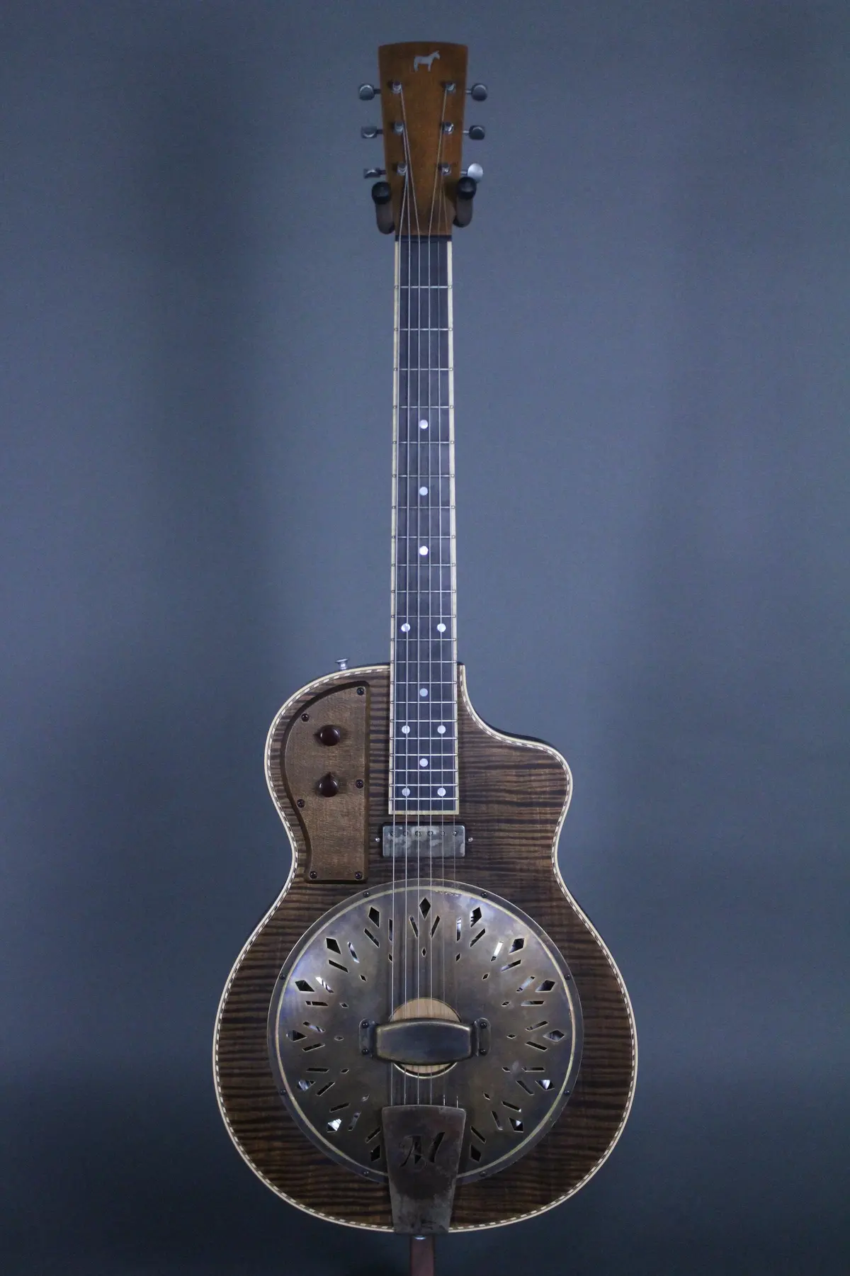 2024 Mule Mavis Custom Flame Maple Dark Brown 1