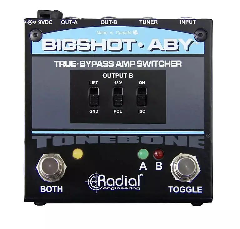 Radial Engineering Bigshot Aby True Bypass Aby Switcher *Free Shipping In The Usa* 1