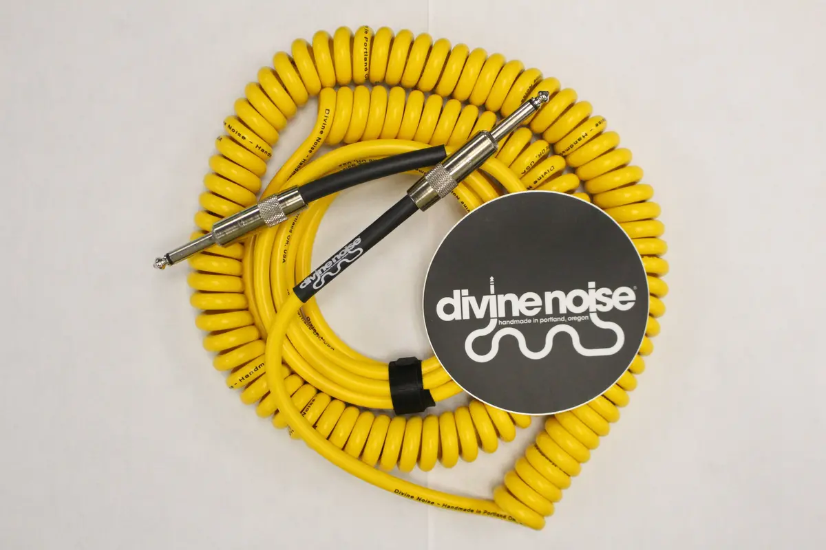 Divine Noise 50/50 Cable Yellow 30' Straight / Straight *Free Shipping In The Usa* 1