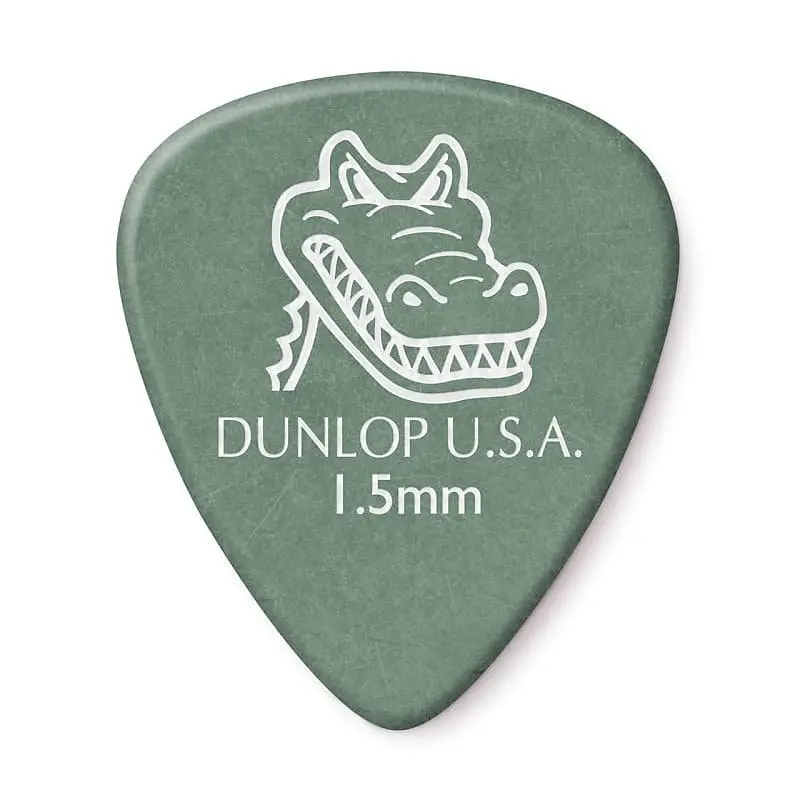 Dunlop Gator Grip Picks 1.5Mm, 12 Pack- 417P1.5 1