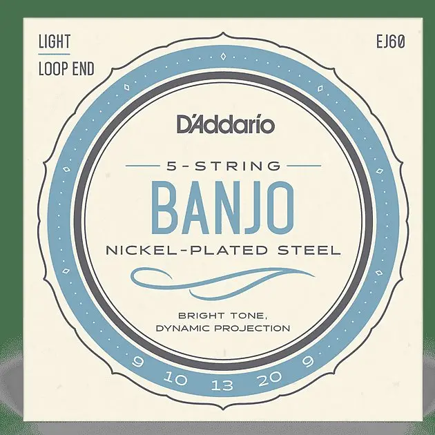 D'addario Ej60 5-String Nickel Light Banjo Strings 1