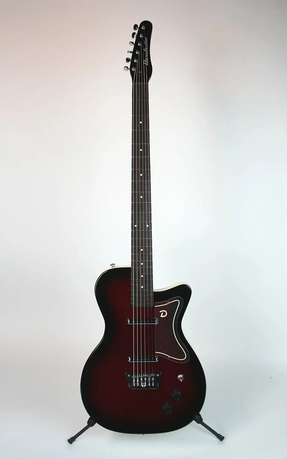 Danelectro D56 Baritone Electric Guitar Red Burst *Free Shipping In The Usa* 1