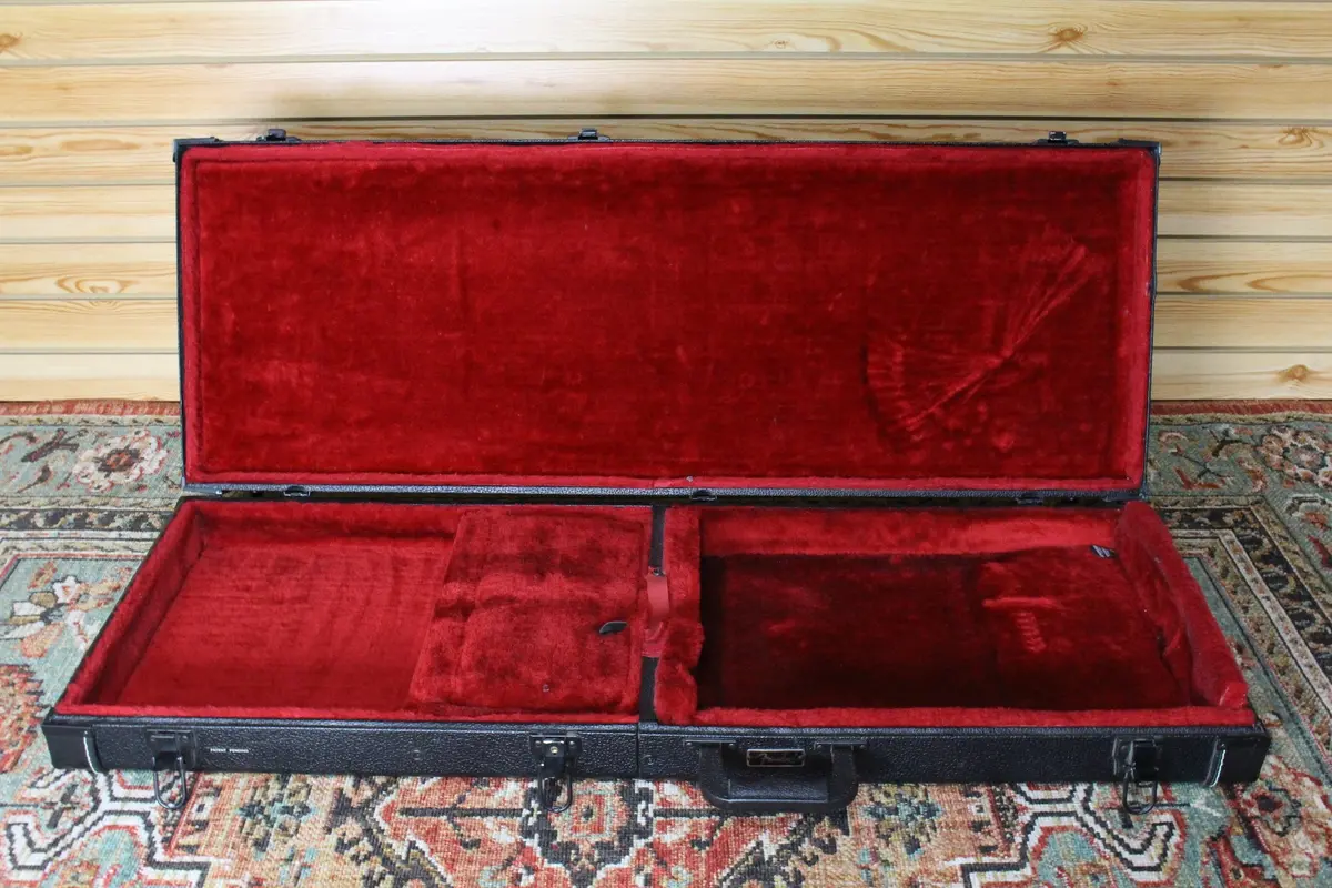 Fender Black Hardshell Case Stand-A-Case (Folds Into Stand) 1