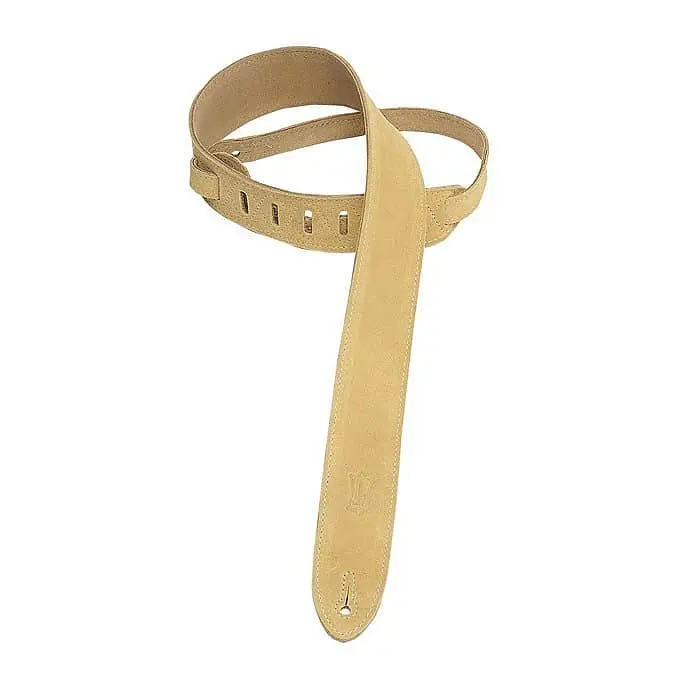 Levy's Ms12-Tan 2" Suede Guitar Strap *Free Shipping In The Usa* 1