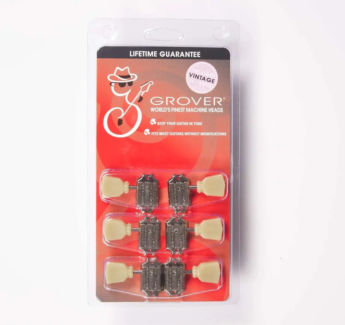 Grover 135N Vintage 3+3 Tuning Machines 1