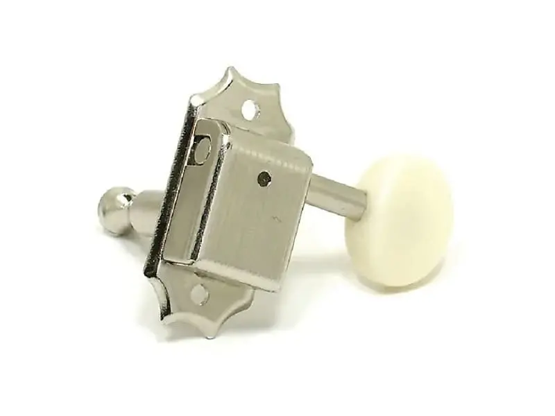 Kluson Deluxe Kd-3-Np 3 Per Side With White Buttons *Free Shipping In The Usa* 2