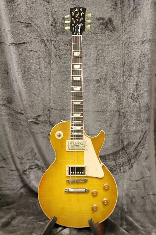 2015 Gibson Lpr8 1958 Reissue Les Paul Lemon Burst 1