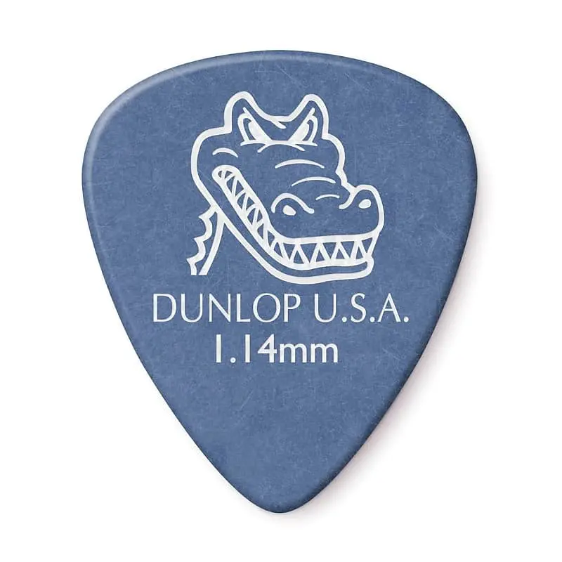 Dunlop Gator Grip Picks 1.14Mm, 12 Pack- 417P1.14 1