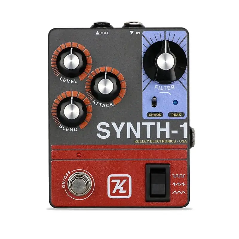 Keeley Synth-1 Reverse Attack Fuzz Wave Generator   *Free Shipping In The Usa* 1
