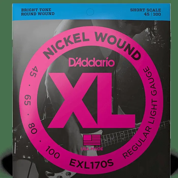 D'addario Exl170s Short Scale Light Bass Guitar Strings 1