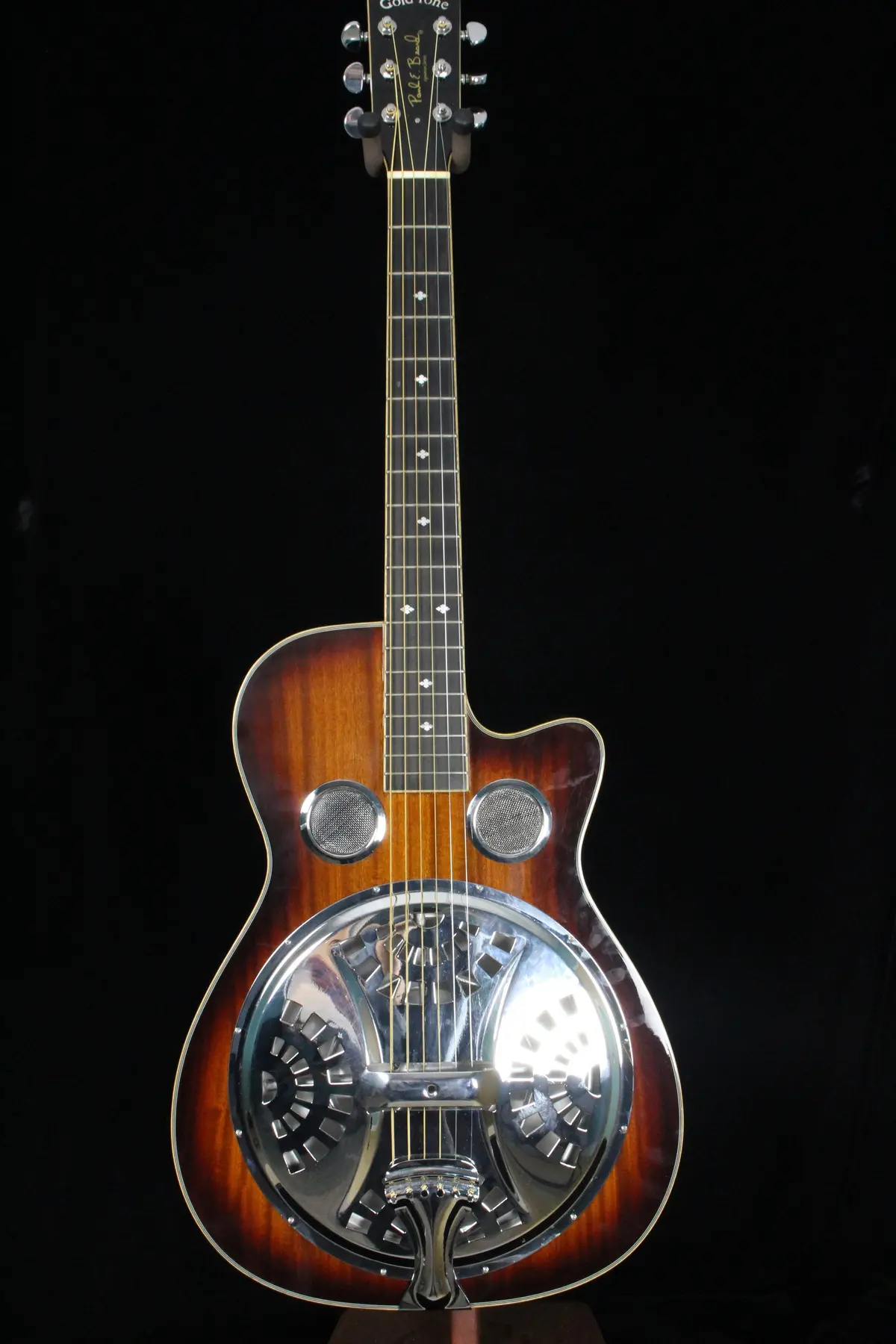 Gold Tone Pbr-Ca Paul Beard Signature Resonator 1