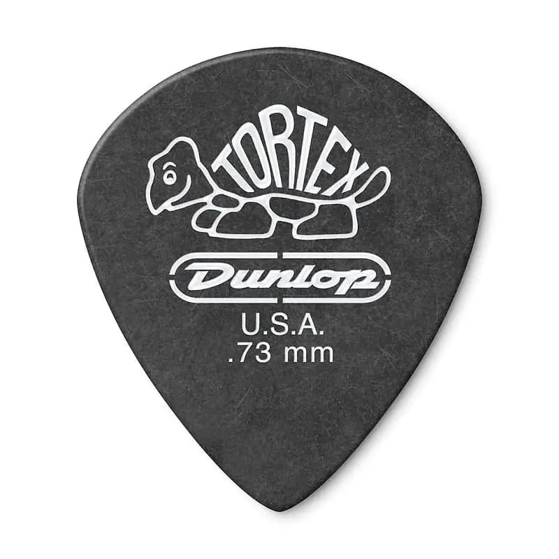 Dunlop Tortex Pitch Black Jazz Iii 0.73Mm, 12 Pack- 482P.73 1